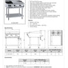 B+S Black BT-SB2-GRP6 - Combination Cook Top & Grill Plate