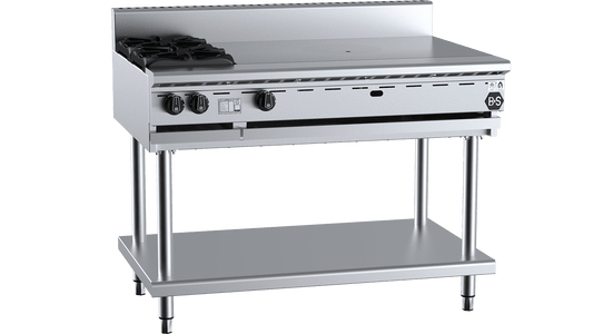 B+S Black BT-SB2-TT9 - Combination Target Top & Two Burners