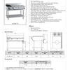 B+S Black BT-SB2-TT9 - Combination Target Top & Two Burners