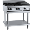B+S Black BT-SB4-CBR3 - Combination Cook Top & Char Grill