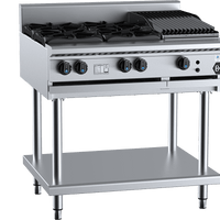 B+S Black BT-SB4-CBR3 - Combination Cook Top & Char Grill