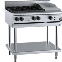 B+S Black BT-SB4-GRP3 - Combination Cook Top & Grill Plate