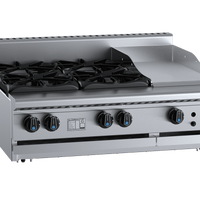 B+S Black BT-SB4-GRP3BM - Combination Cook Top & Grill Plate