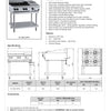 B+S Black BT-SB4-GRP3 - Combination Cook Top & Grill Plate