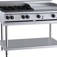 B+S Black BT-SB4-GRP6 - Combination Cook Top & Grill Plate