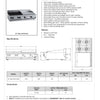 B+S Black BT-SB4-GRP6BM - Combination Cook Top & Grill Plate