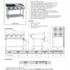 B+S Black BT-SB4-GRP6 - Combination Cook Top & Grill Plate