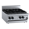 B+S Black BT-SB4BM - Bench Mounted Four Burner Boiling Top