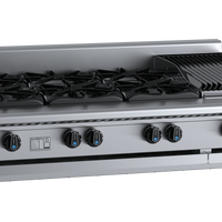 B+S Black BT-SB6-CBR3BM - Combination Cook Top & Char Grill
