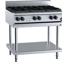 B+S Black BT-SB6 - Six Burner Boiling Top