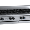 B+S Black BT-SB8BM - Bench Mounted Eight Burner Boiling Top