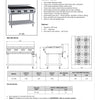 B+S Black BT-SB8 - Eight Burner Boiling Top