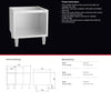 Giorik BV920G - Open Base Cupboard