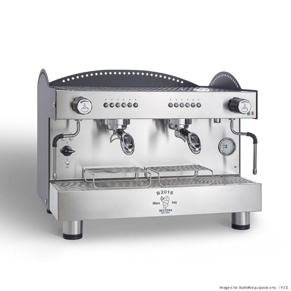 Bezzera B2016 Black - 2 Group Coffee Machine