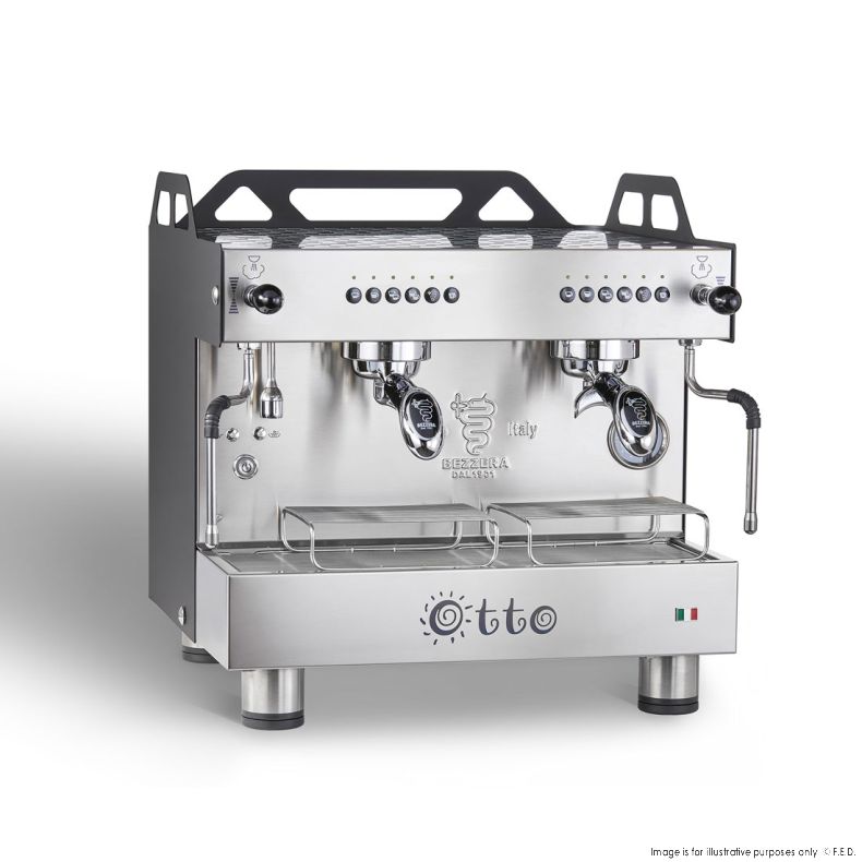 Bezzera Otto Black - Compact 2 Group Coffee Machine