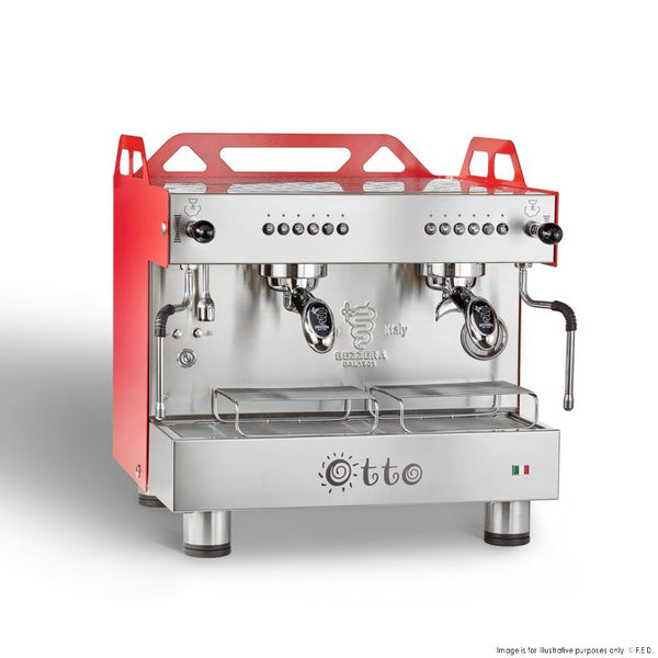 Bezzera Otto Red - Compact 2 Group Coffee Machine