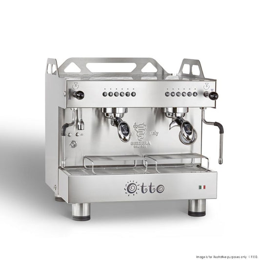 Bezzera Otto Silver - Compact 2 Group Coffee Machine