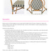 Belle French Wicker Armchair