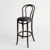 Bentwood Timber Bar Stool with PU Seat