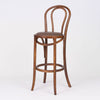 Bentwood Timber Bar Stool with PU Seat