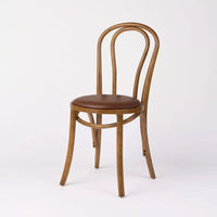 Bentwood Timber Dining Chair with PU Seat