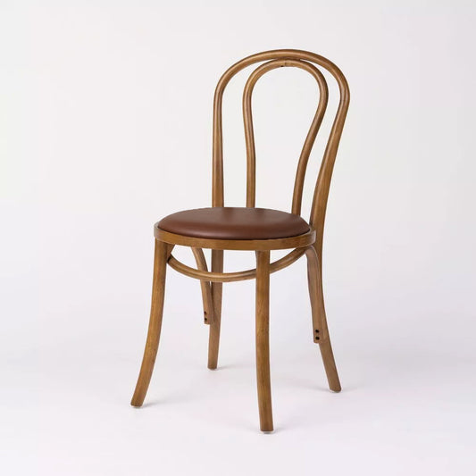 Bentwood Timber Dining Chair with PU Seat