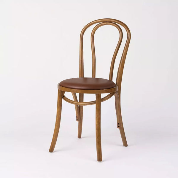Bentwood Timber Dining Chair with PU Seat