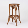 Bentwood Timber Round Bar Stool without Backrest