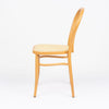 Bistro Aluminium Side Chair with Natural Rattan Seat