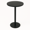 Black Aluminium Edge HPL Laminate Smokestone Outdoor Bar Table