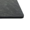Black Aluminium Edge HPL Laminate Smokestone Outdoor Bar Table