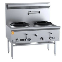 B&S UFWWK-2 2 Hole Waterless Wok Table