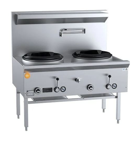 B&S UFWWK-2 2 Hole Waterless Wok Table