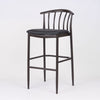 Bosca Steel Upholstered Bar Stool - Espresso