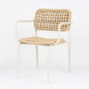 Brisa Stackable Rope Outdoor Arm Chair