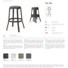 Nardi Stack Maxi Outdoor Resin Bar Stool