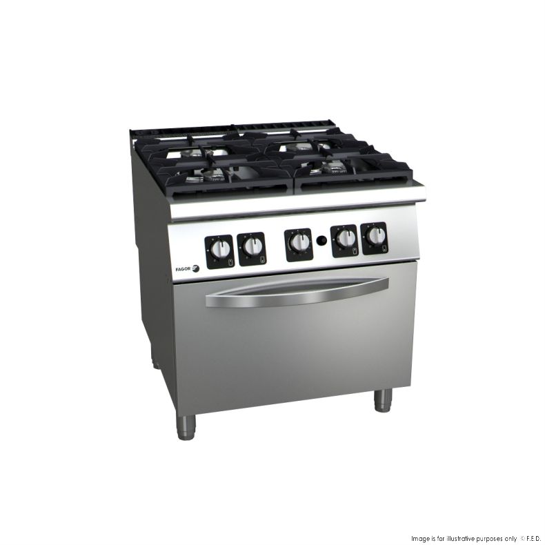Fagor C-G941 - 4 Burner Range Oven