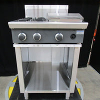 Cobra C6CF-N 600mm Two Burner / Griddle Gas Cooktop