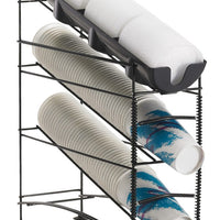 San Jamar C8503WF - Cup Dispenser & Lid Organiser