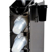 San Jamar C8504W - Cup Dispenser & Lid Organiser