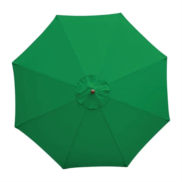 Bolero CB512 - 2.5m Green Round Pulley Umbrella
