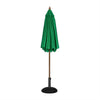 Bolero CB512 - 2.5m Green Round Pulley Umbrella