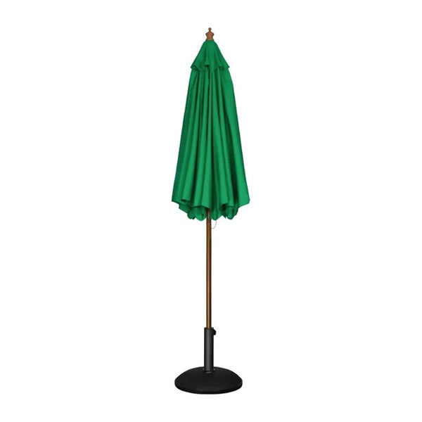 Bolero CB512 - 2.5m Green Round Pulley Umbrella