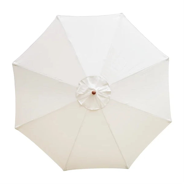 Bolero CB513 - 2.5m Cream Round Pulley Umbrella