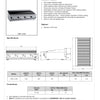 B+S Black CBR-12BM - Bench Mounted Char Broiler