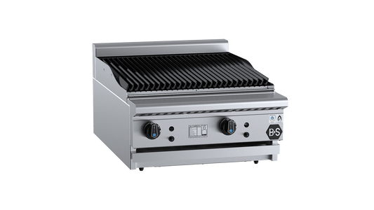 B+S Black CBR-6BM - Bench Mounted Char Broiler