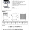 B+S Black CBR-6 - Char Broiler