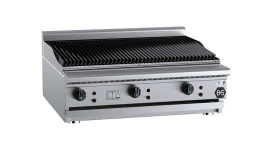 B+S Black CBR-9BM - Bench Mounted Char Broiler