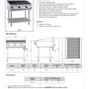 B+S Black CBR-9 - Char Broiler