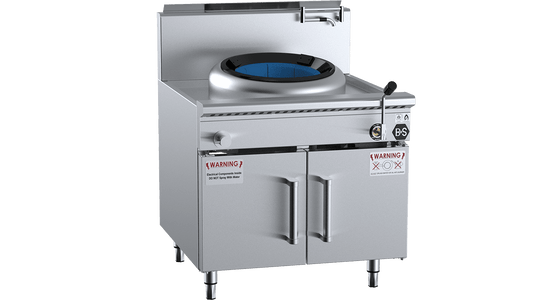 B+S Black CCF-HP1S - Waterless Hipac Wok Table